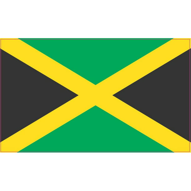Decal sticker flag exterior vinyl car motorrad jamaica jamaican